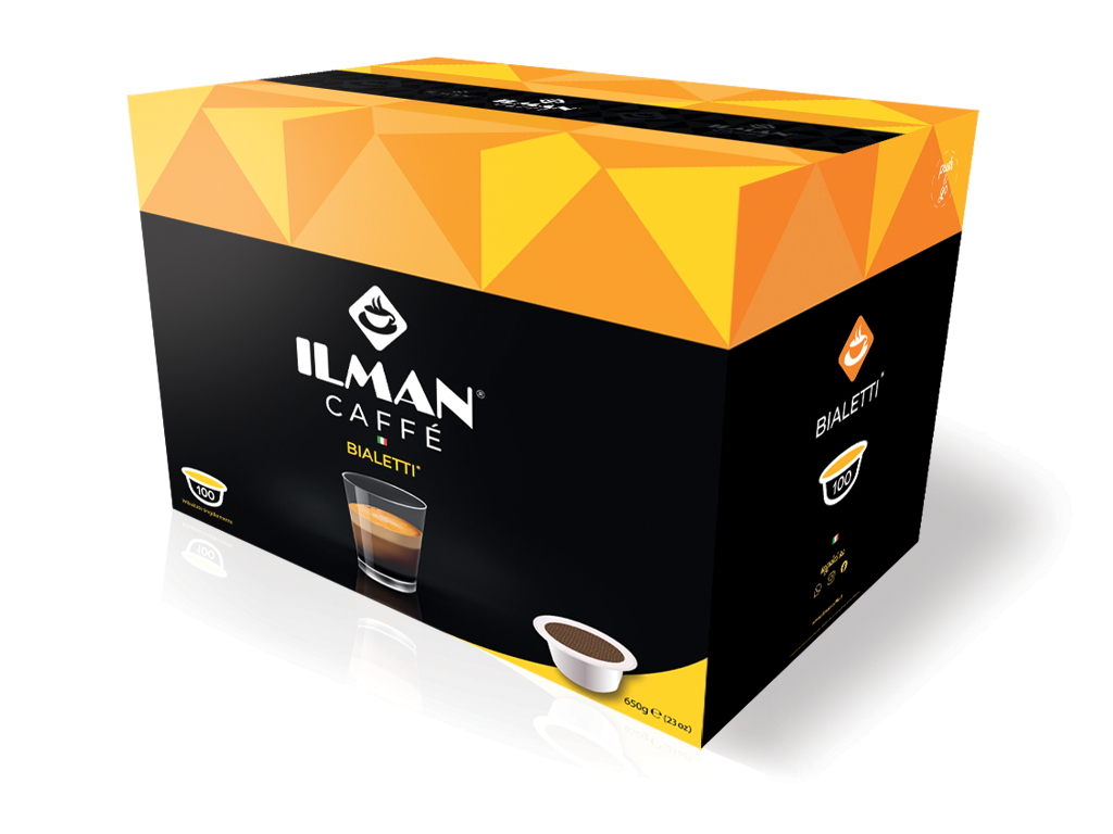 200 Capsule Caffè ILMAN Compatibili sistema Bialetti - Caffè